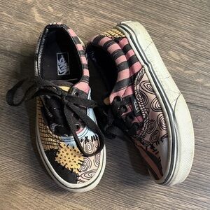 Kids Disney Nightmare Before Christmas Sally Vans Low Top Sneakers